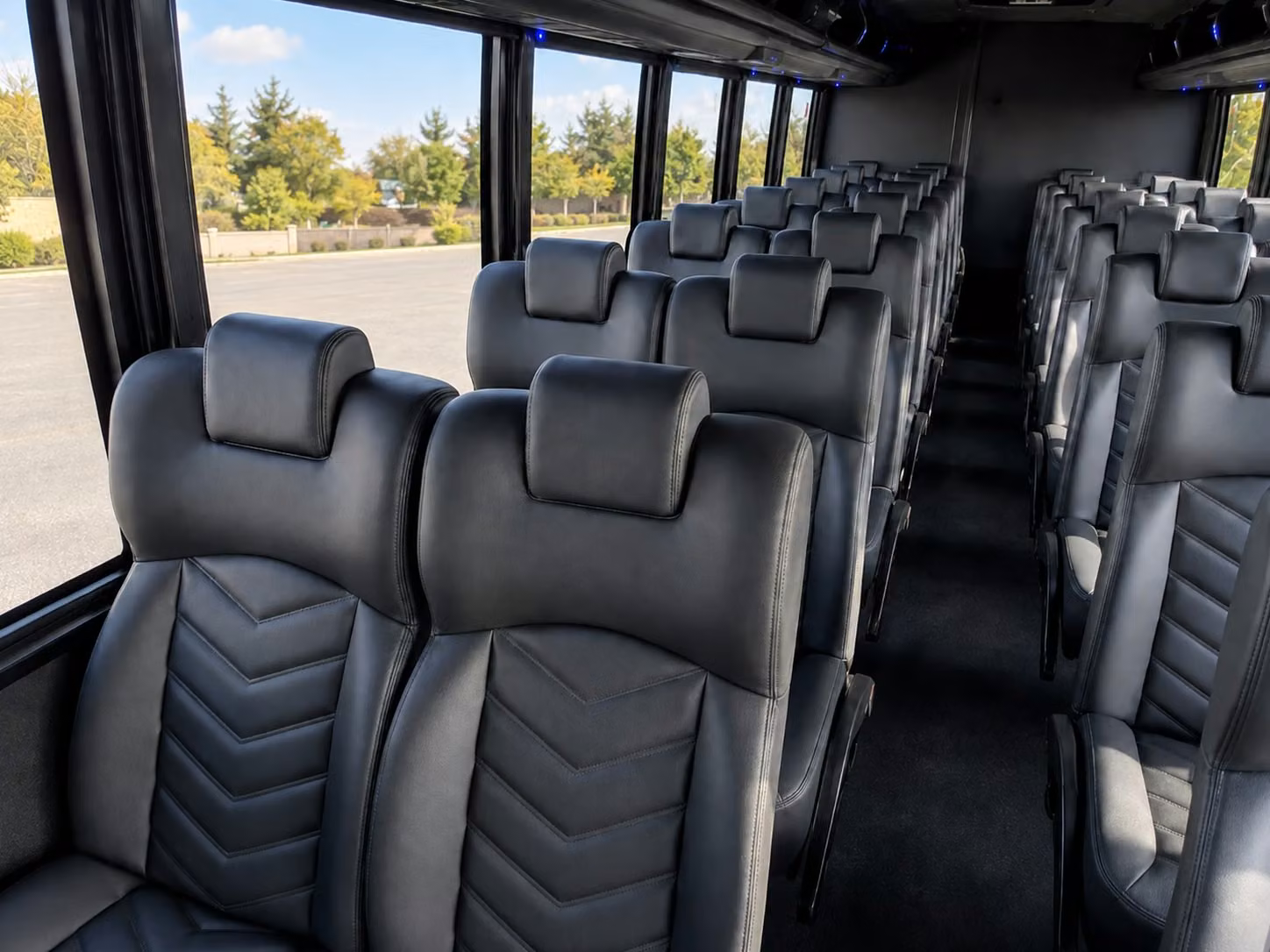 corporate event bus rentals in raleigh