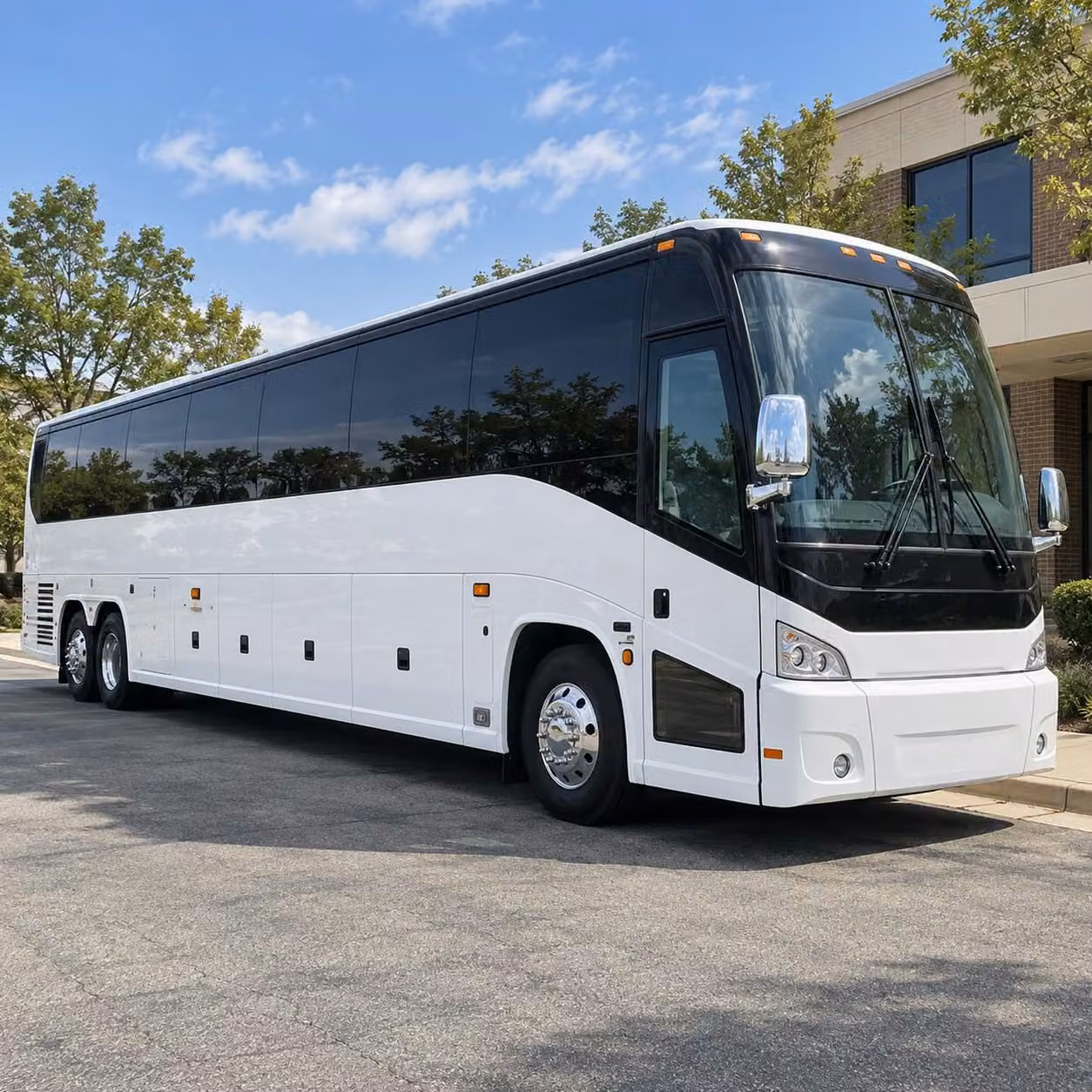 raleigh charter bus rental fleet