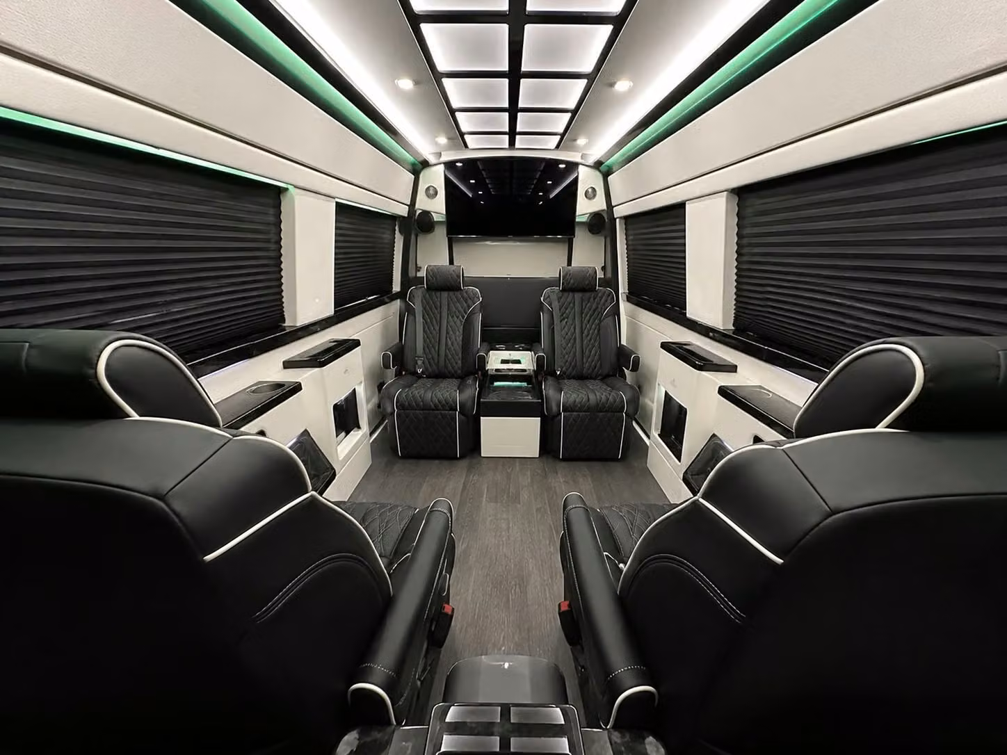 sprinter van with driver inside