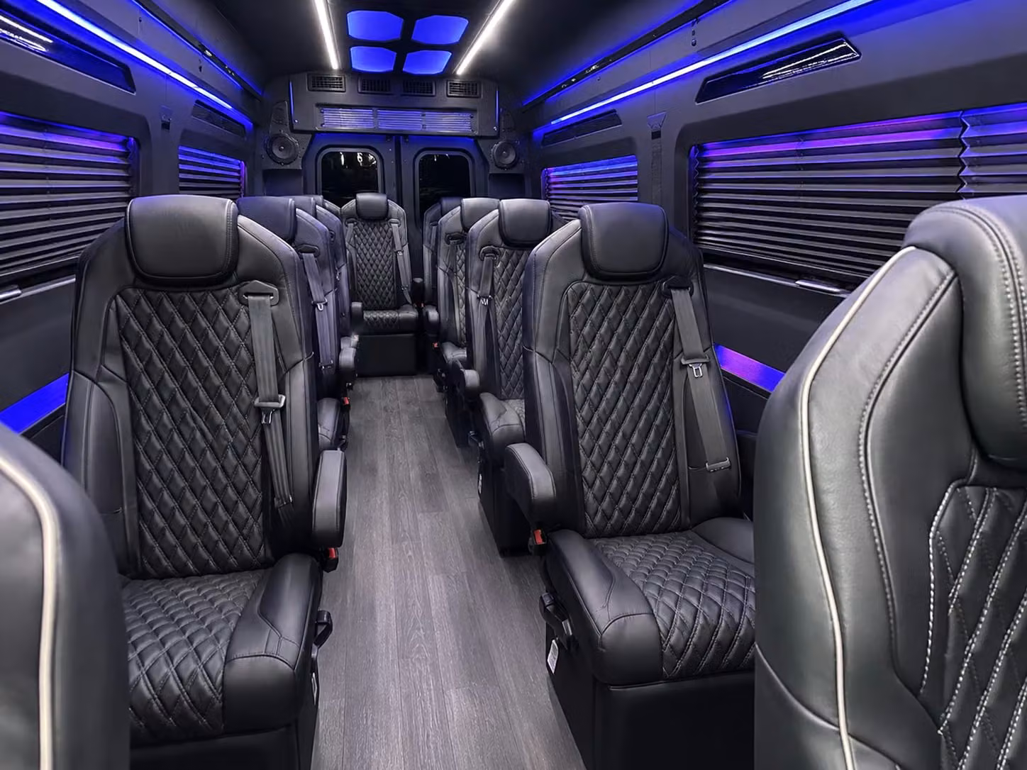 sprinter van with driver interior